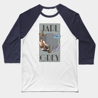 Jarl Grey Baseball T-Shirt